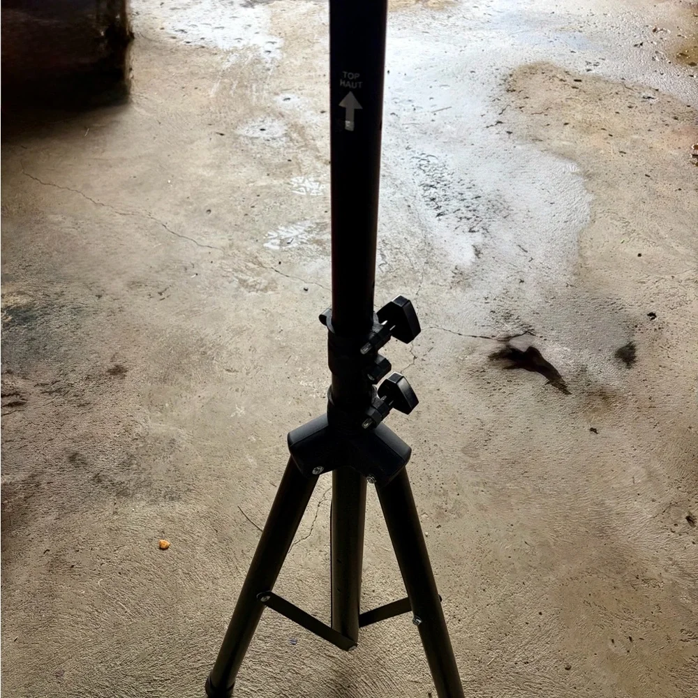 Adjustable Black Tripod Stand